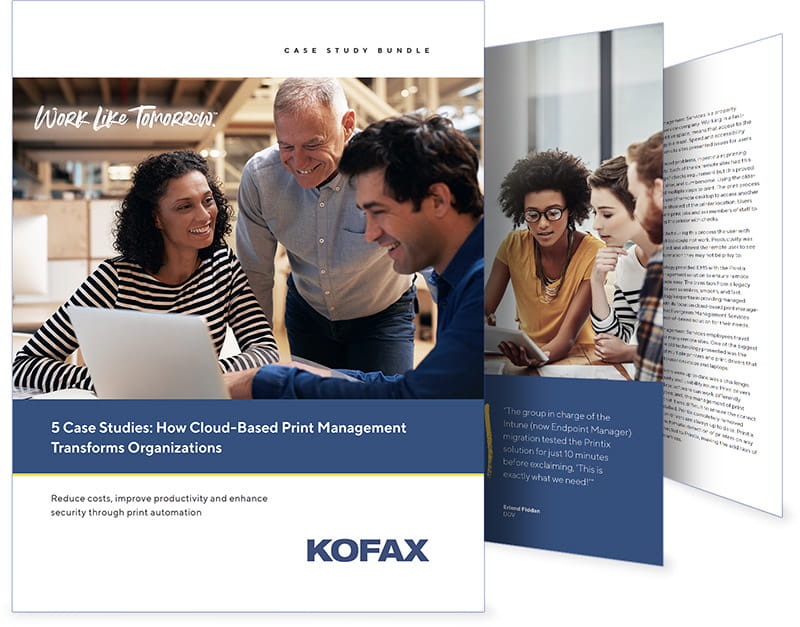 Remote Printing Made Easy 5 success stories on print automation in the cloud