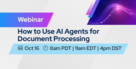 How to Use AI Agents for Document Processing Live Webinar