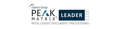 Everest Group Peak Matrix Leader Intelligent Document Processing 2023