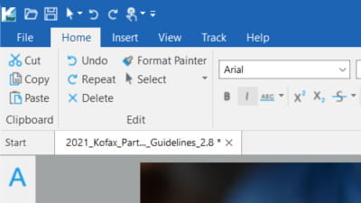 Power PDF Microsoft Office-style ribbon interface