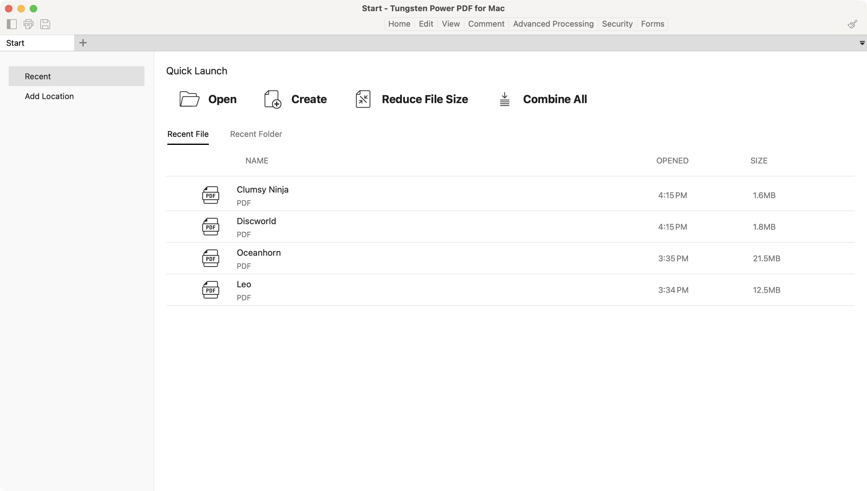 Power PDF Microsoft Office-style ribbon interface