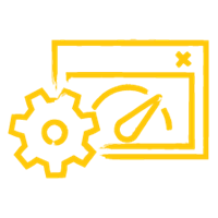 asset manager yellow icon