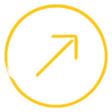 diagonal up ward arrow yellow icon