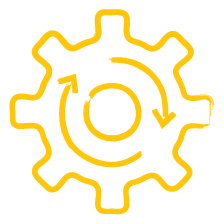 restore settings yellow icon