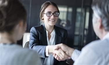 Business people discussion advisor concept