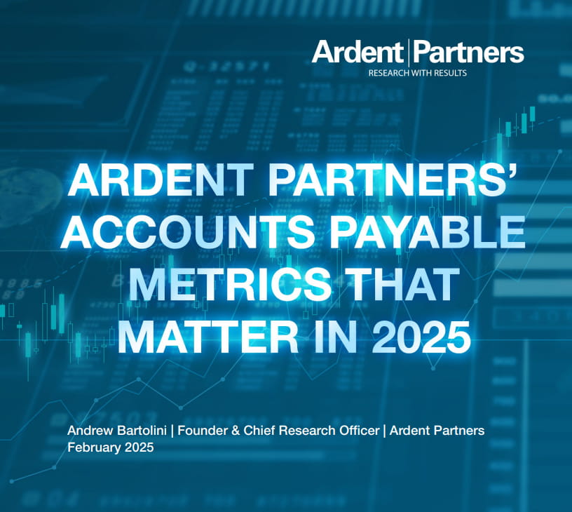 Les indicateurs AP d'Ardent Partners qui comptent en 2025