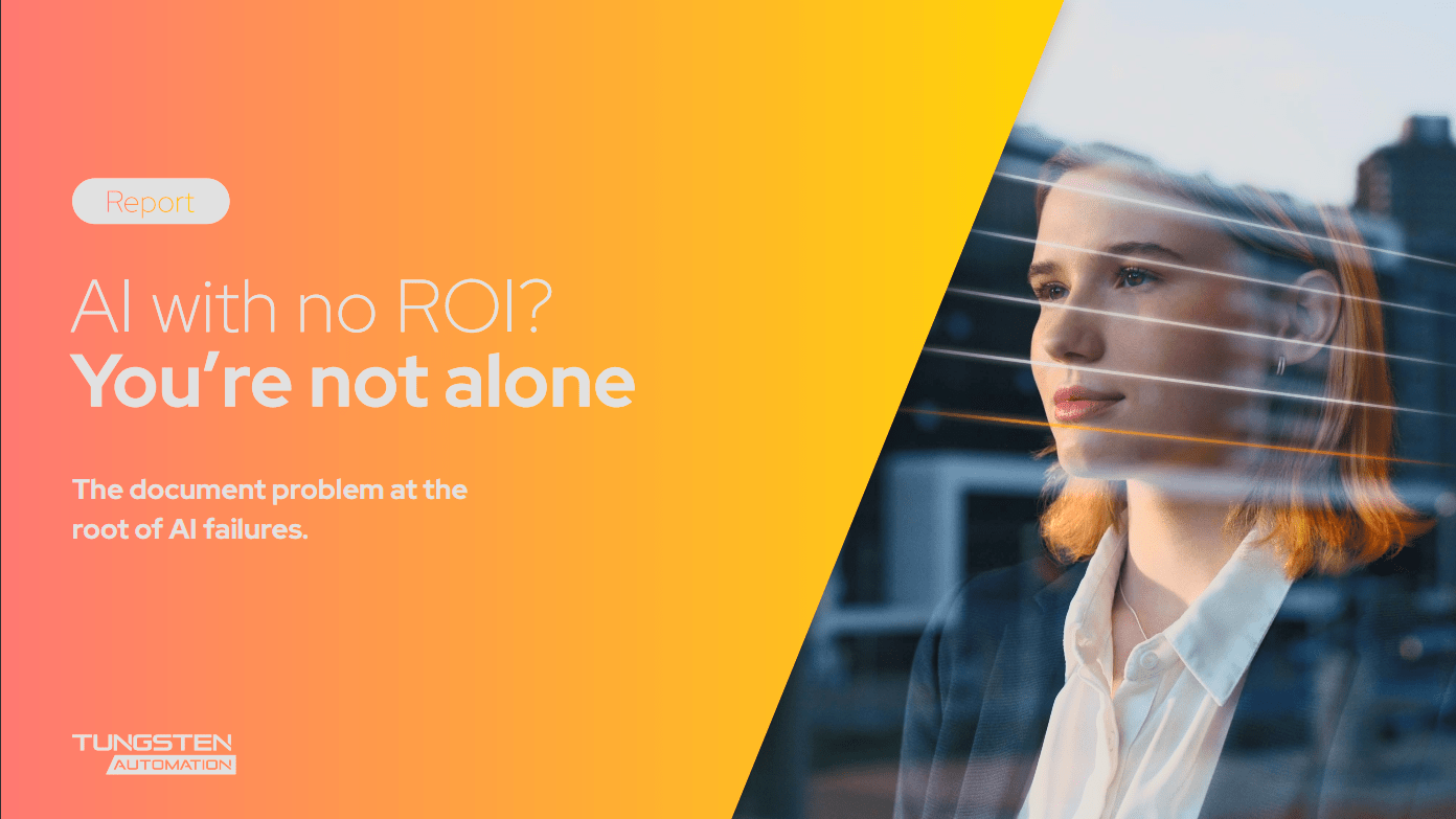 AI with no ROI? You're not alone report