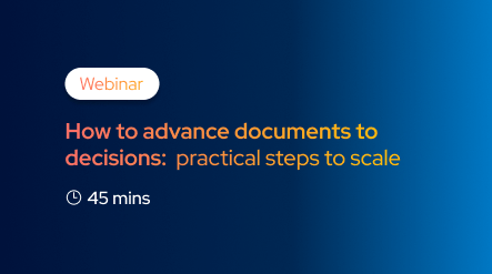 Webinar: How to turn business documents into data foundations your AI agents can rely on