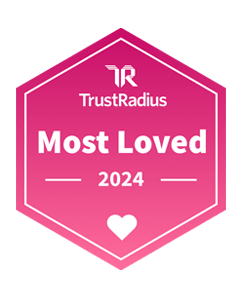 Gewinner des Most-Loved-Awards 2024 von TrustRadius