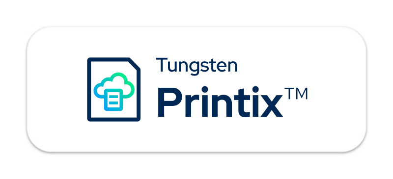 Tungsten Printix lockup